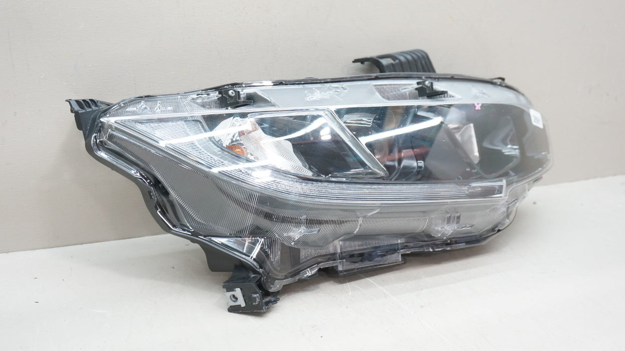 2016-2018 HONDA CIVIC FRONT RIGHT PASSENGER SIDE HALOGEN / LED HEADLIGHT OEM