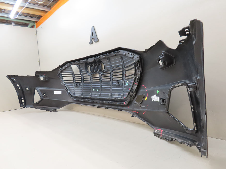2019-2021 AUDI E-TRON FRONT BUMPER COVER W/GRILLE OEM 4KE807437