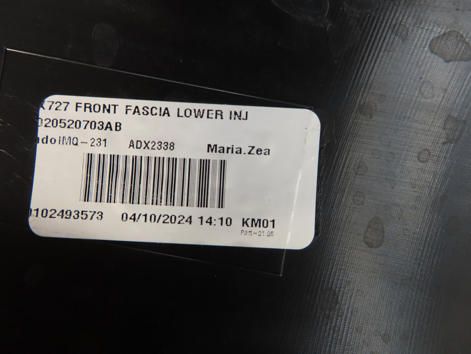 2021-2023 FORD MUSTANG MACH-E FRONT LOWER FASCIA BUMPER COVER OEM LJ8B-17F775