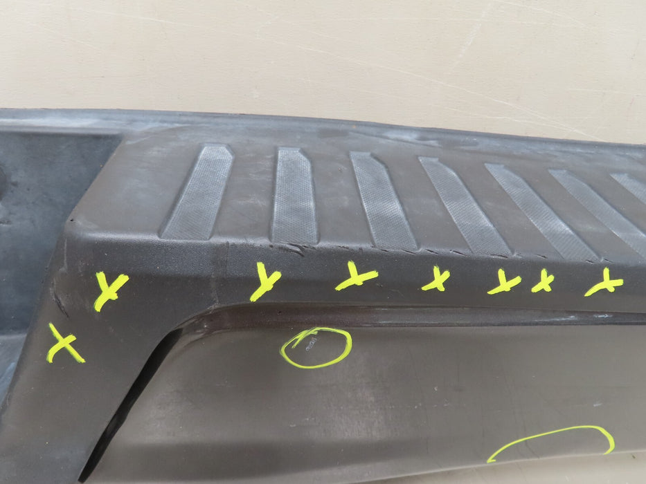 2015-2020 FORD F-150 REAR METAL BUMPER STEP PLATE COVER W/ TOW TOWING HITCH OEM