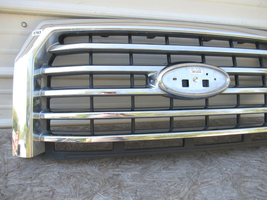 2015-2017 FORD F-150 XLT FRONT GRILLE GRILL W/O EMBLEM FD217-1C00-CA00 OEM