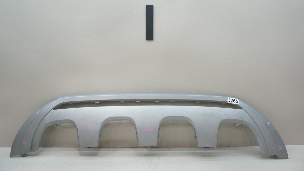 2022-2024 VOLKSWAGEN TAOS LOWER REAR BUMPER VALANCE SILVER OEM 2GJ-807-568