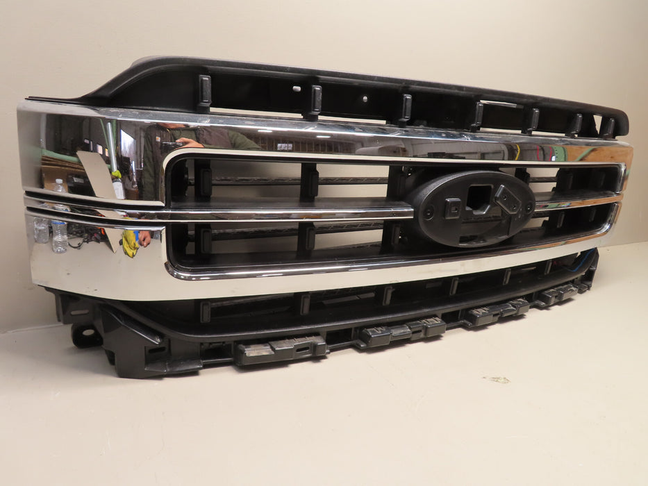 2021 2022 FORD F-150 F150 XL XLT LARIAT BASE FRONT UPPER GRILLE W/SHUTTERS OEM