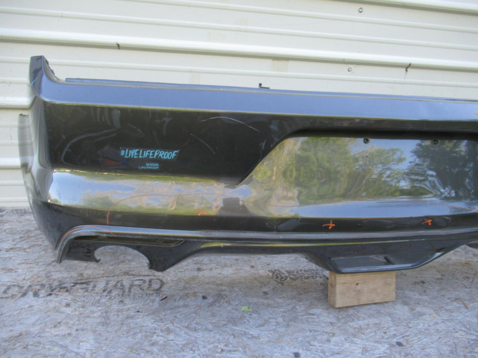 2015-2017 FORD MUSTANG V6 REAR BUMPER COVER PANEL PLASTIC GRAY FR3B-17D781-A OEM