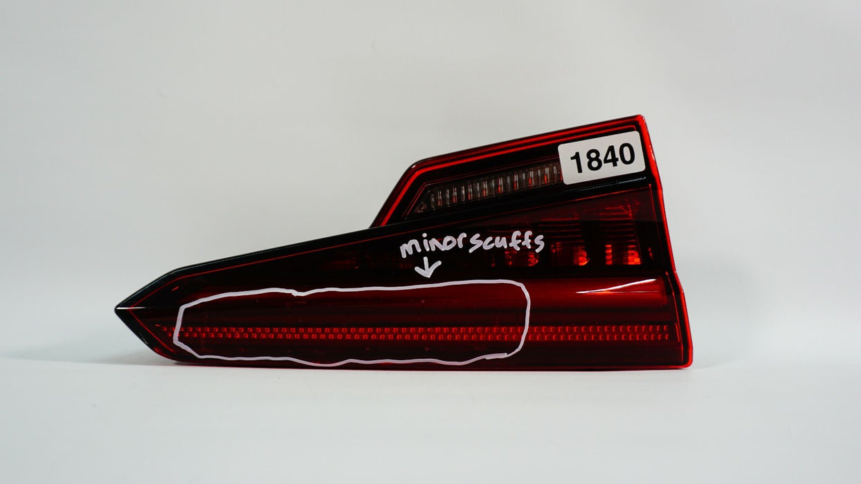 2017-2019 AUDI A4 S4 REAR LEFT DRIVER SIDE TRUNK INNER TAIL LIGHT LAMP OEM