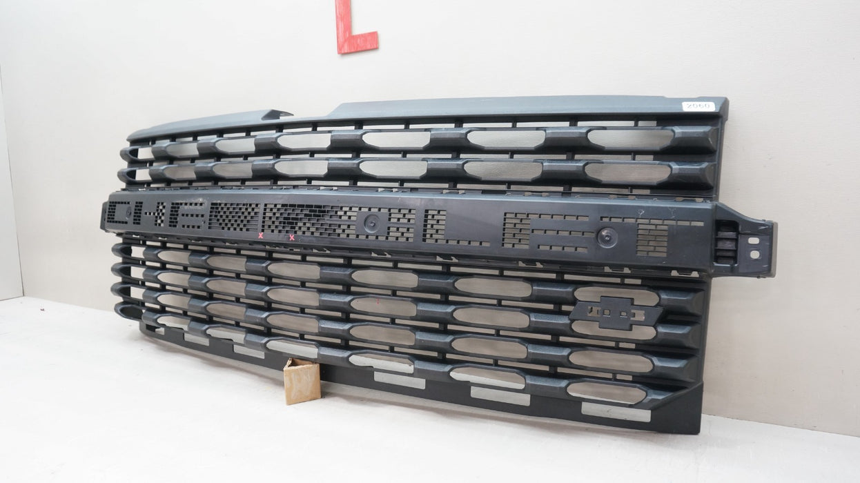 2019-2022 CHEVROLET SILVERADO 1500 FRONT BUMPER RADIATOR GRILLE OEM 23388715