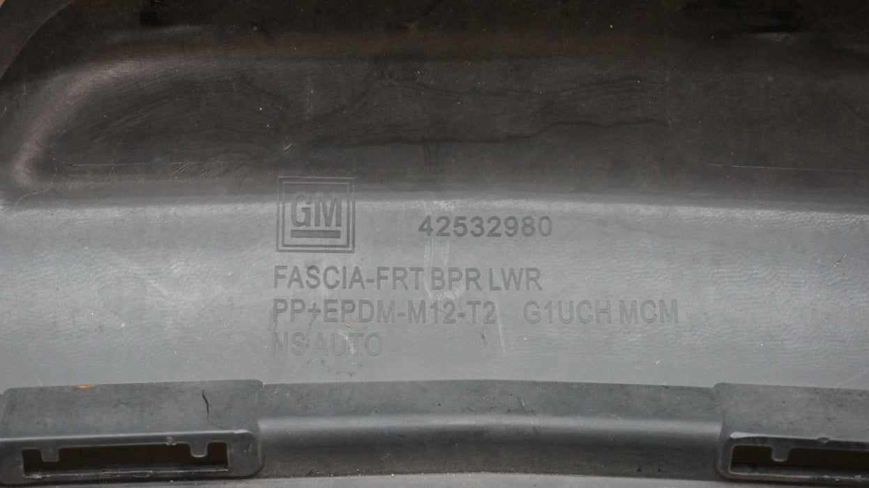 2017-2019 CHEVROLET TRAX FRONT LOWER5 BUMPER COVER VALANCE 42532980 OEM