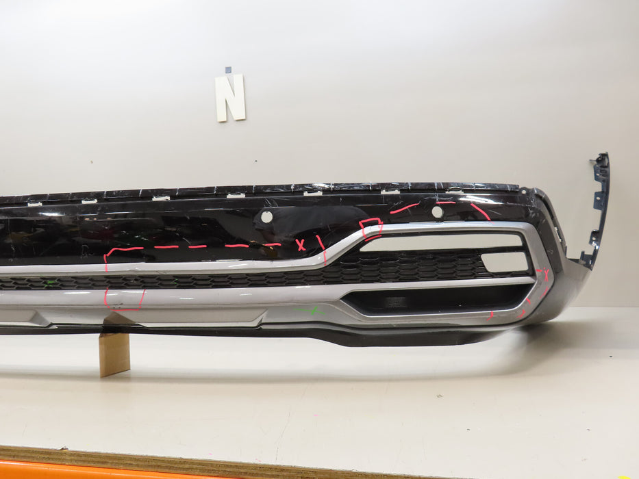 2021-2023 KIA SORENTO REAR LOWER BUMPER COVER W/ SENSOR HOLE OEM 86612-R5300