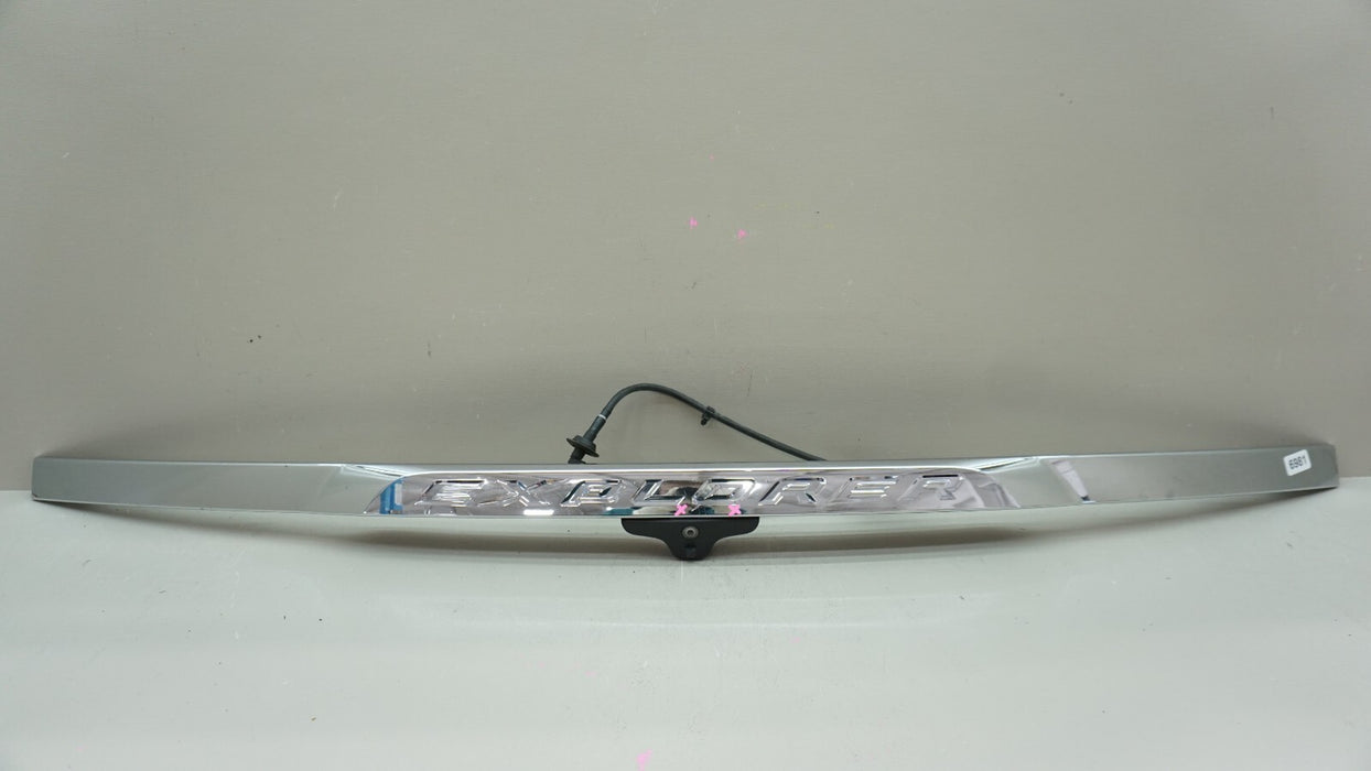 2016-2019 FORD EXPLORER REAR TRUNK CHROME TRIM W/CAMERA 230516A OEM 16 17 18 19