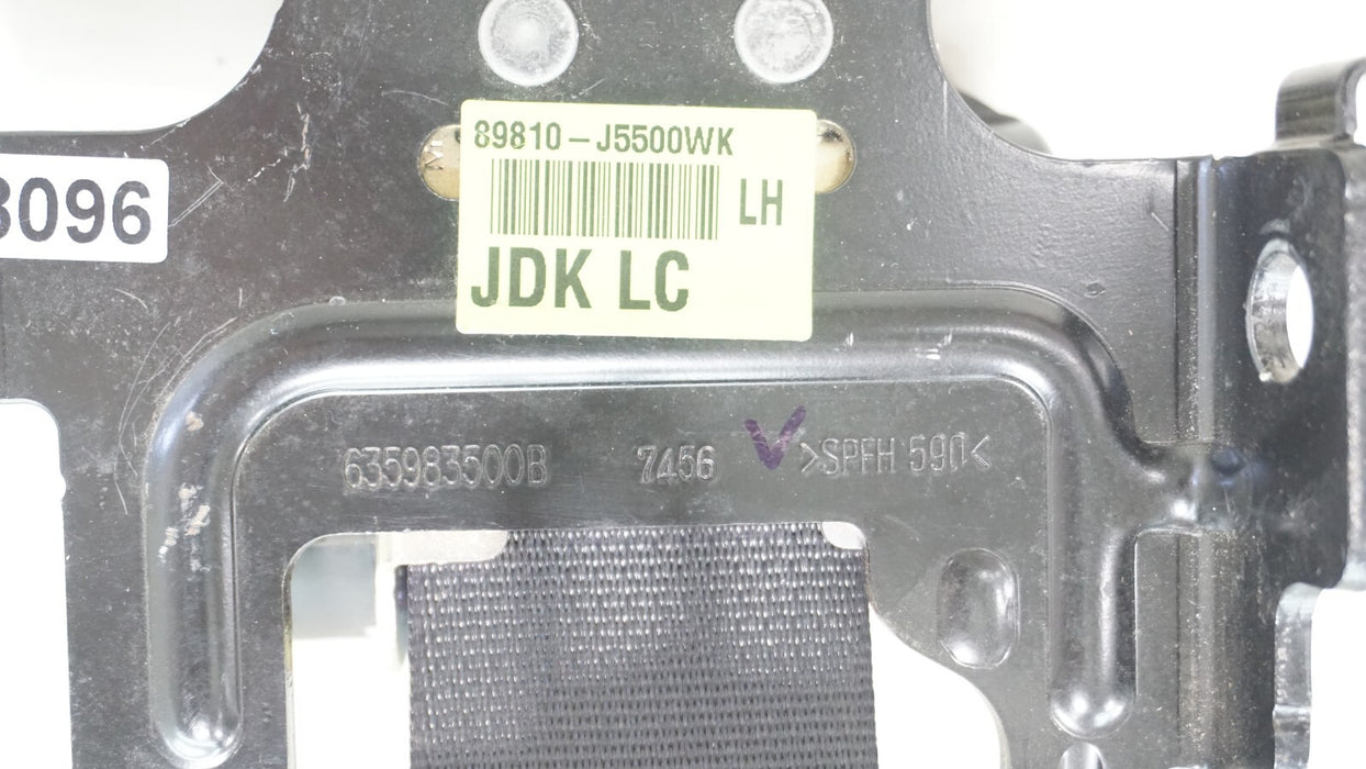 2018-2023 KIA STINGER REAR LEFT SIDE BACK ROW SEAT BELT OEM 89810-J5500WK