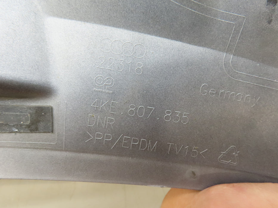 2020-2021 AUDI E-TRON REAR LOWER VALANCE COVER OEM 4KE.807.835.