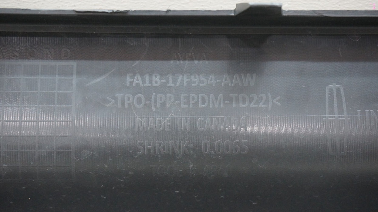 2016-2018 LINCOLN MKX REAR LOWER BUMPER COVER PANEL PLASTIC OEM FA1B-17F954-AAW
