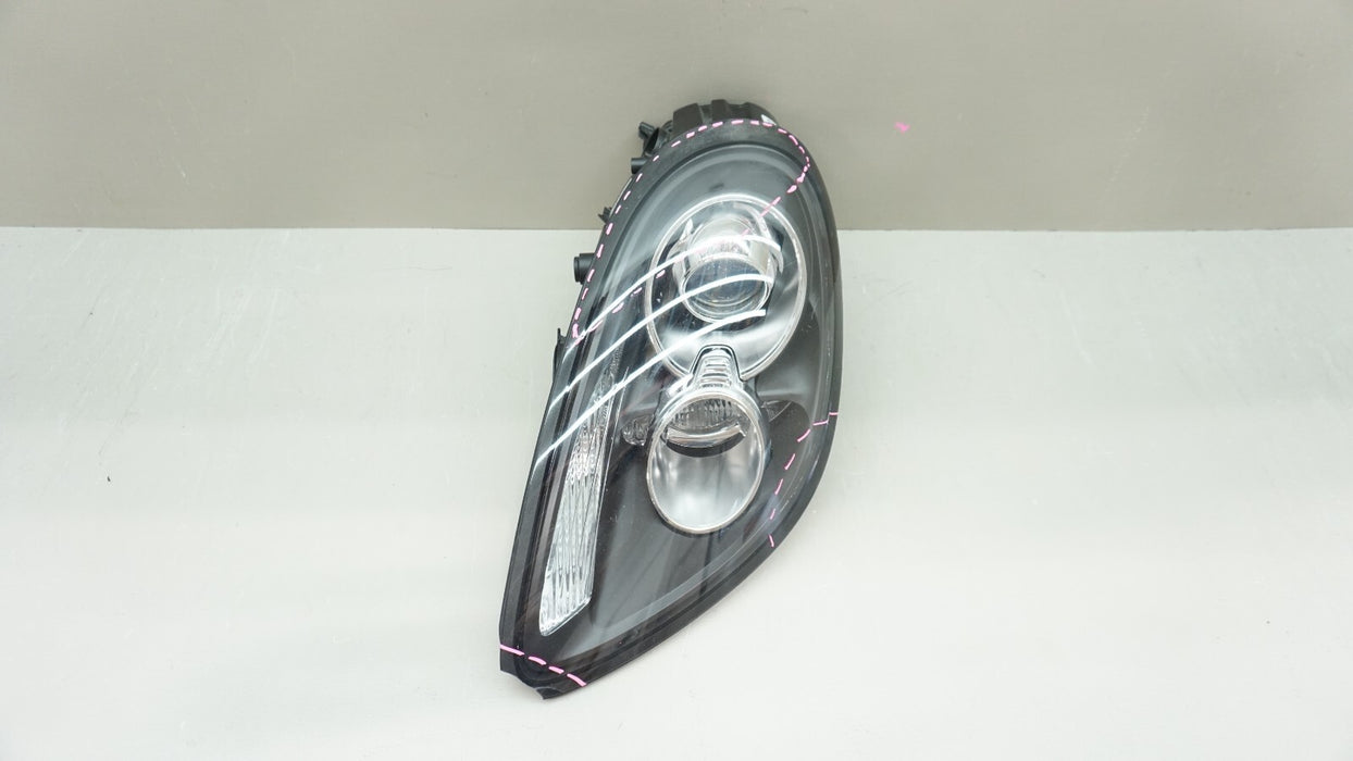 2014-2016 PORSCHE CAYMAN LEFT DRIVER HEADLIGHT LAMP HALOGEN OEM 98163111506