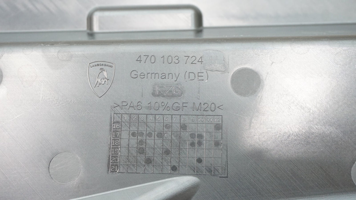 LAMBORGHINI AVENTADOR LP700 AESTHETIC HEAT ENGINE BAY COVER OEM 470103724