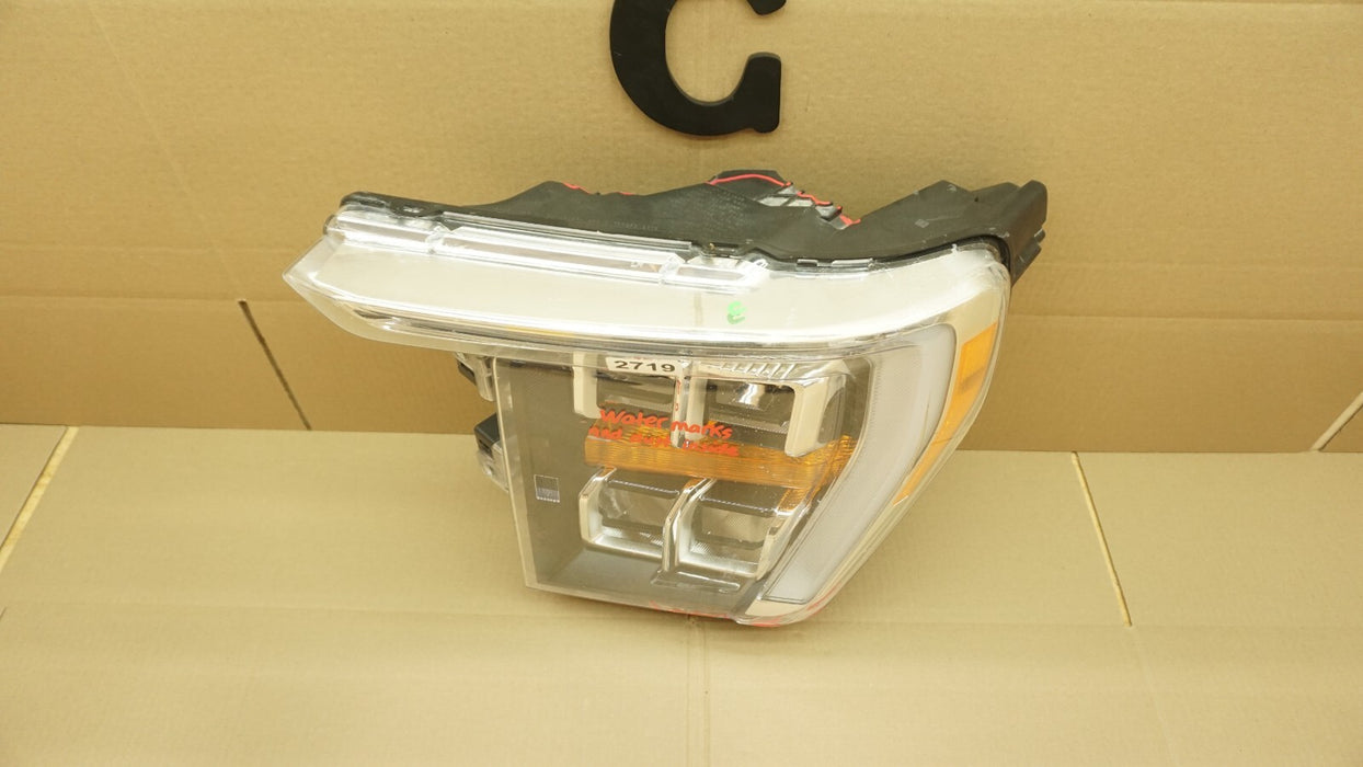 2021 2022 FORD F-150 FRONT LEFT DRIVERS SIDE HEADLIGHT FACTORY OEM 21 22