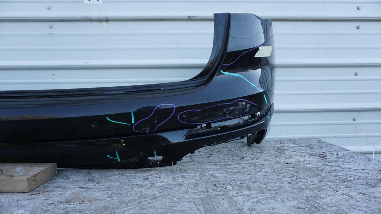 2019-2020 AUDI Q3 S-LINE REAR BUMPER COVER PANEL W/ LOWER VALANCE OEM 19 20