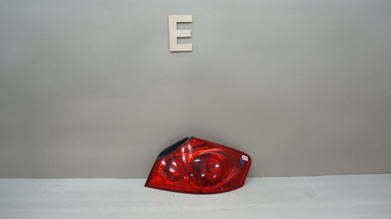 2009-2013 INFINITI G37 SEDAN REAR RIGHT PASSENGER SIDE OUTER LED TAIL LIGHT OEM