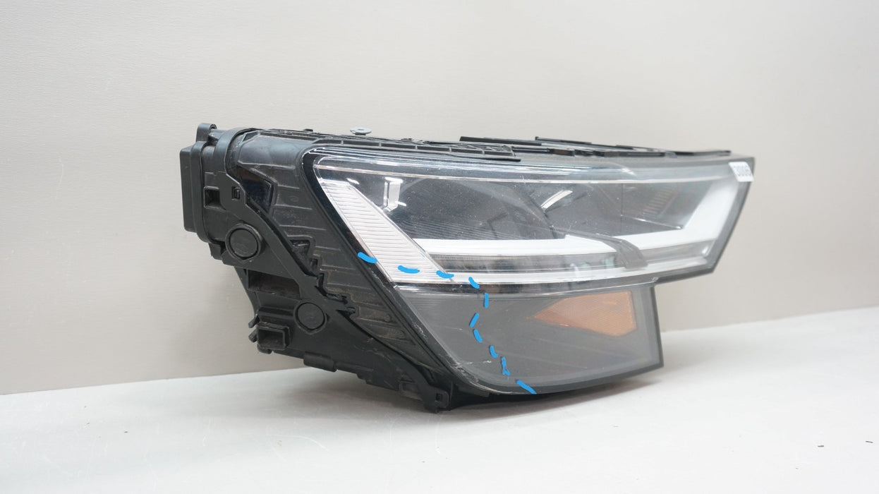 2019-2023 AUDI Q8 FRONT RIGHT PASSENGER SIDE LED HEADLIGHT OEM