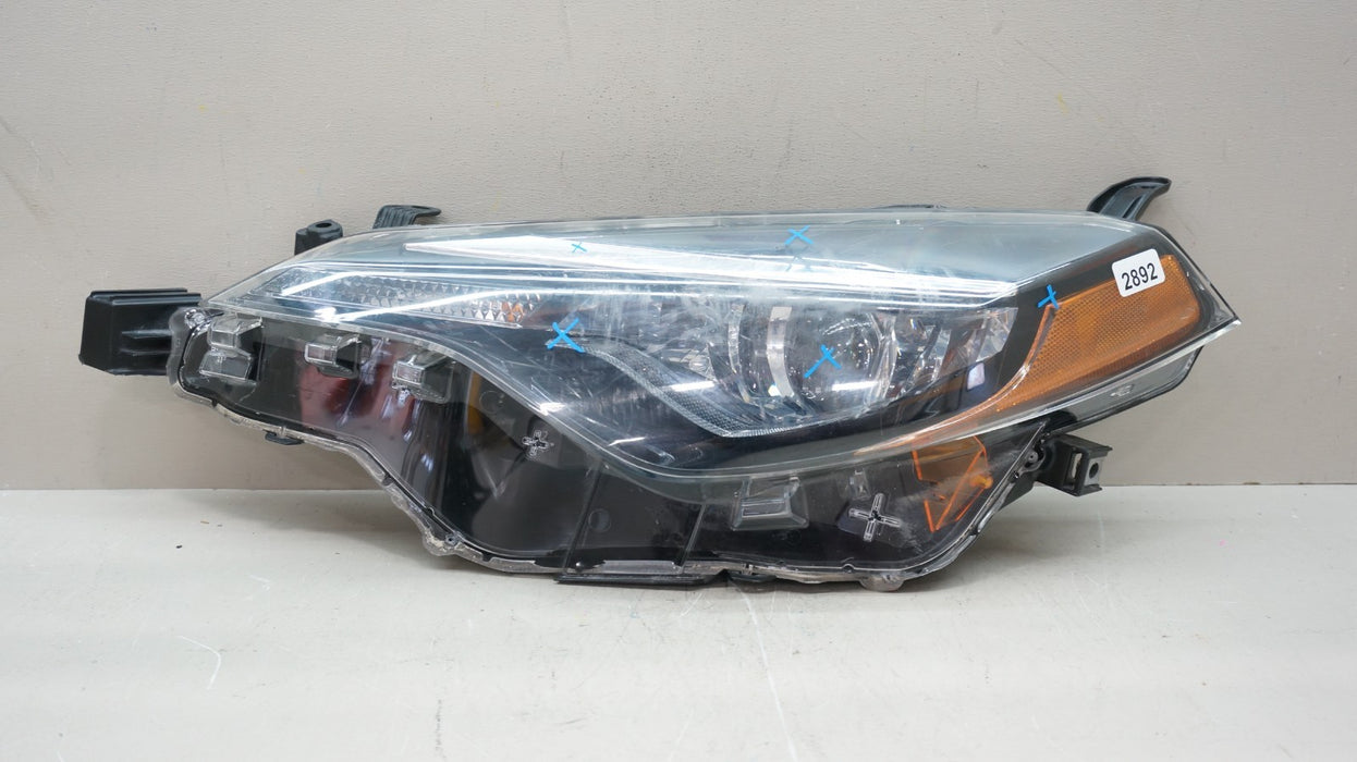 2017-2019 TOYOTA COROLLA FRONT LEFT DRIVERS SIDE LED HEADLIGHT OEM
