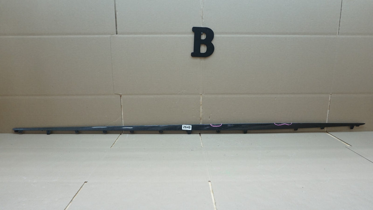MERCEDES-BENZ W213 E63 AMG (S) CARBON FIBER SIDE SKIRT INSERTS OEM