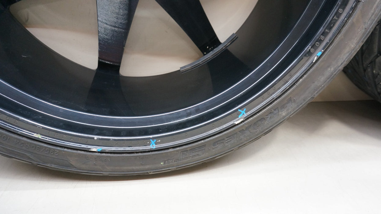 ROLLS ROYCE VOSSEN FORGED SERIES S17-11 SET RIMS W TIRES. NO TPMS SENSORS