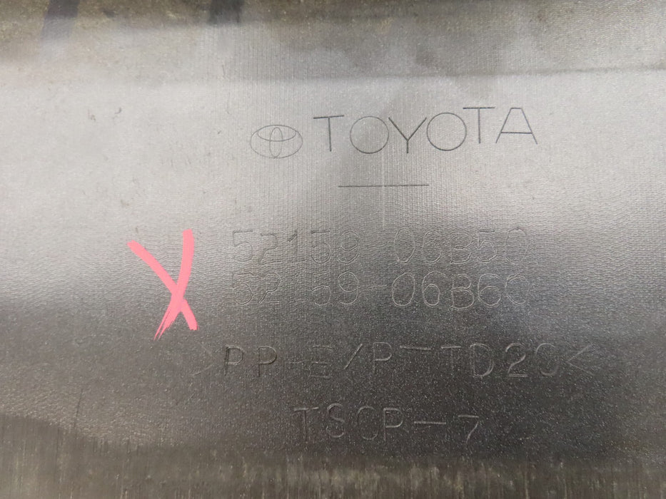 2018-2019 TOYOTA CAMRY SE XSE REAR BUMPER COVER PANEL PLASTIC OEM 52159-06B50
