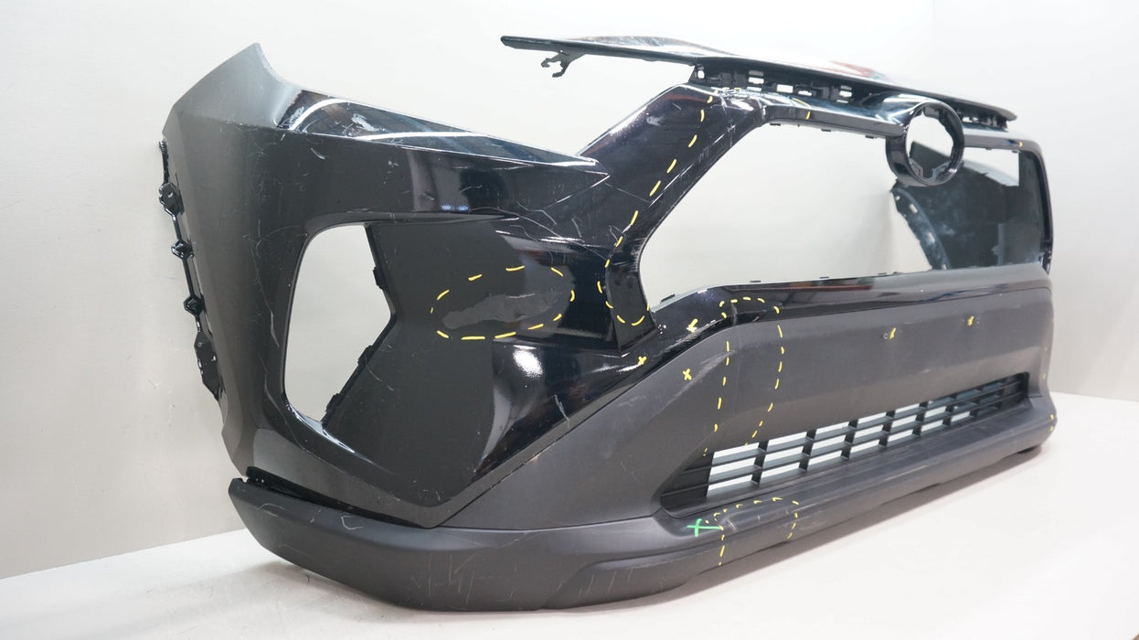 2019-2024 TOYOTA RAV4 FRONT BUMPER COVER PANEL WITH VALANCE OEM / AFTERMARKET