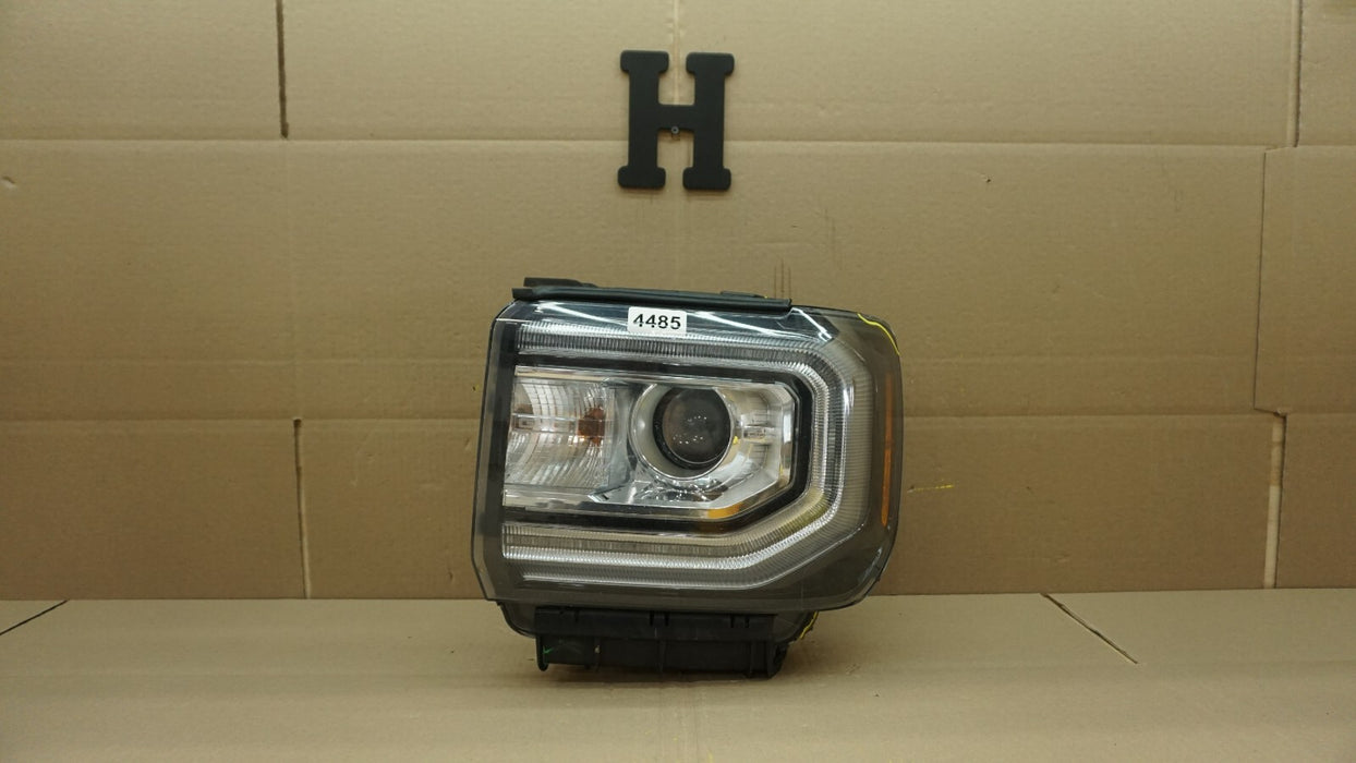 2016-2018 GMC SIERRA 1500 FRONT LEFT DRIVER SIDE HEADLIGHT HALOGEN OEM 84046790