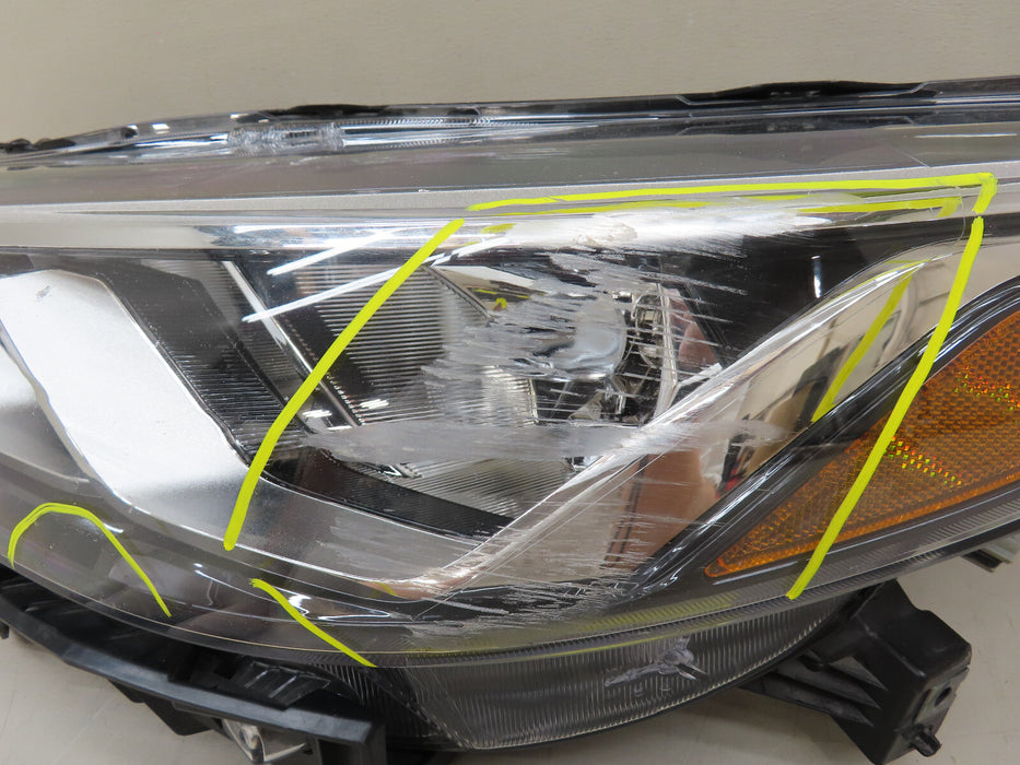 2020-2022 NISSAN SENTRA FRONT LEFT DRIVER SIDE HEADLIGHT HALOGEN OEM