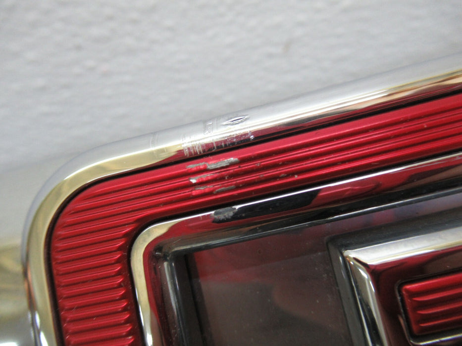 2017-2018 GMC ACADIA REAR TRUNK LIFTGATE MOLDING TRIM CHROME W/ EMBLEM OEM