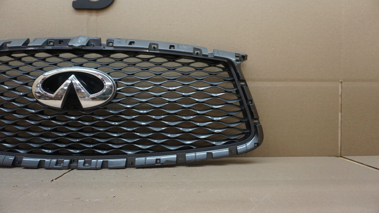 2018-2020 INFINITI QX80 FRONT BUMPER GRILLE OEM W/O CAMERA 18 19 20