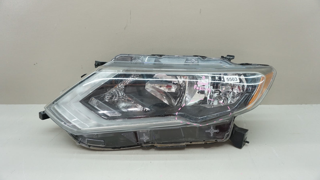 2017-2019 NISSAN ROGUE FRONT LH LEFT DRIVER SIDE HALOGEN LED HEADLIGHT OEM