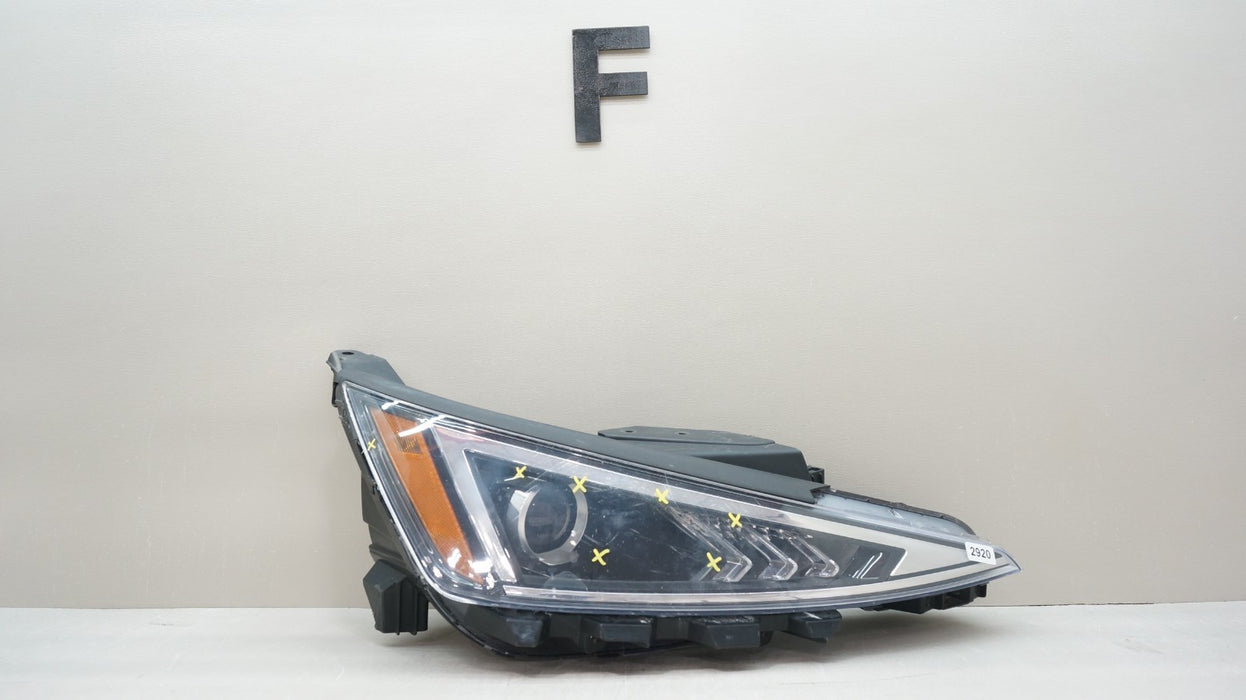 2019-2020 HYUNDAI ELANTRA FRONT RIGHT PASSENGER SIDE HALOGEN HEADLIGHT OEM