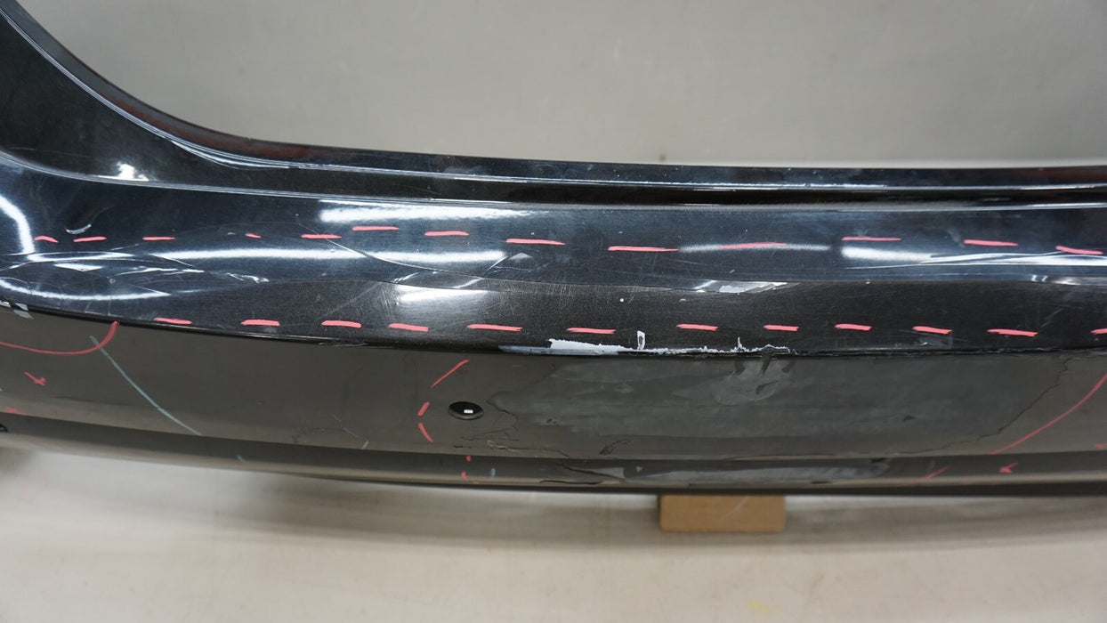2011-2013 BMW 528I F10 SEDAN REAR BUMPER COVER PANEL W/ SENSOR HOLE OEM 7240372