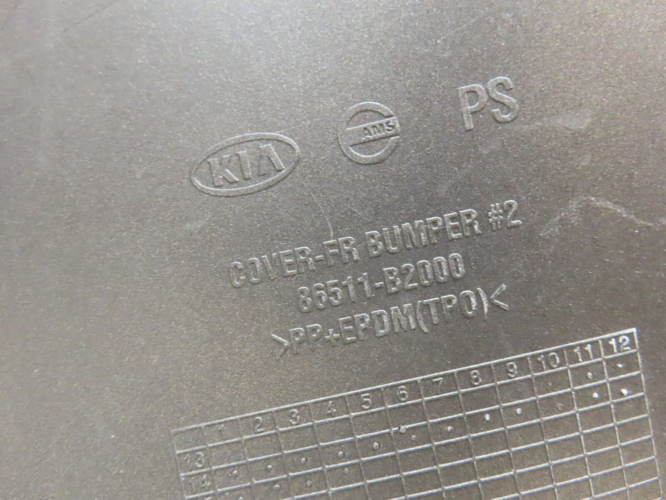 2014-2016 KIA SOUL FRONT UPPER BUMPER COVER OEM 86511-B2000