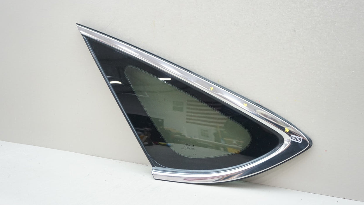 2013-2018 TOYOTA AVALON REAR LEFT DRIVER SIDE QUARTER WINDOW GLASS OEM