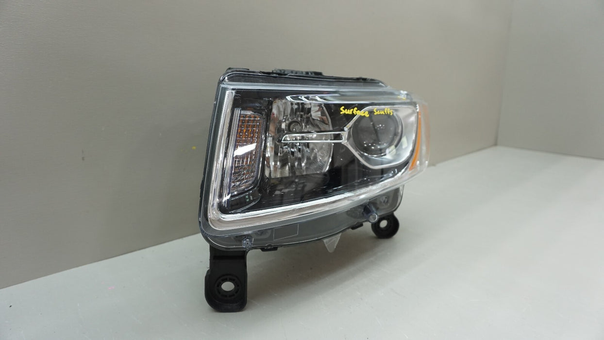 2014-2016 JEEP GRAND CHEROKEE FRONT LEFT DRIVERS SIDE HEADLIGHT HALOGEN DEPO