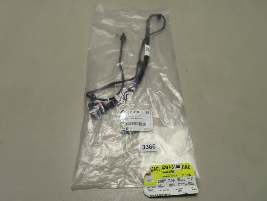 GM GENUINE PART REAR OBJECT ALARM SENSOR WIRING HARNESS  (42473168)