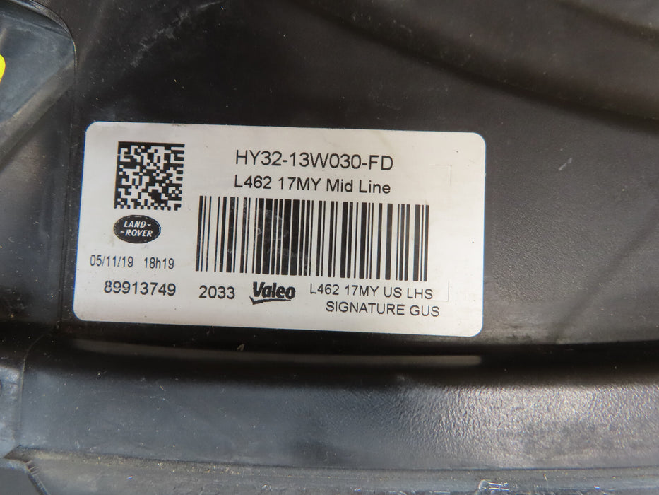 2017-2020 LAND ROVER DISCOVERY LEFT DRIVER SIDE HEADLIGHT FULL LED OEM