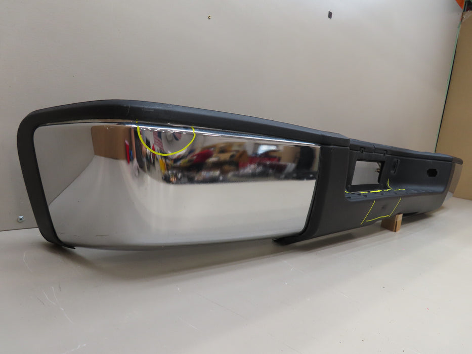 2007-2014 CHEVROLET/GMC SILVERADO/SIERRA 1500 REAR METAL BUMPER OEM