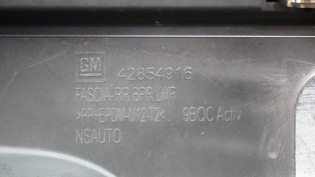 2024-2025 CHEVROLET TRAX REAR LOWER BUMPER VALANCE PANEL OEM 42854916