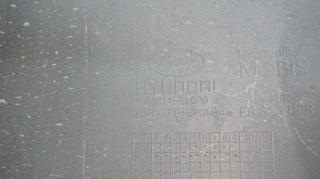 2019-2020 HYUNDAI SANTA FE REAR BUMPER COVER PANEL OEM 86611-S2000