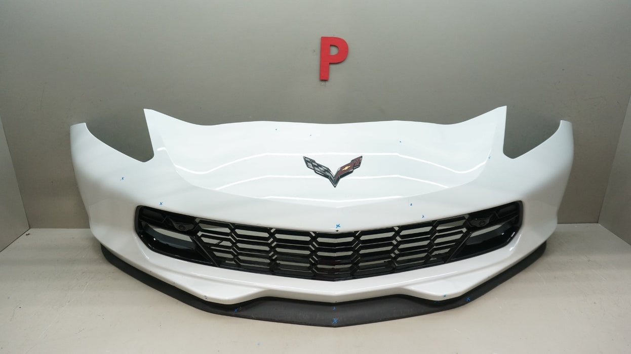 2014-2019 CHEVROLET CORVETTE Z06 FRONT BUMPER COVER ASSEMBLY W/ CAMERAS OEM
