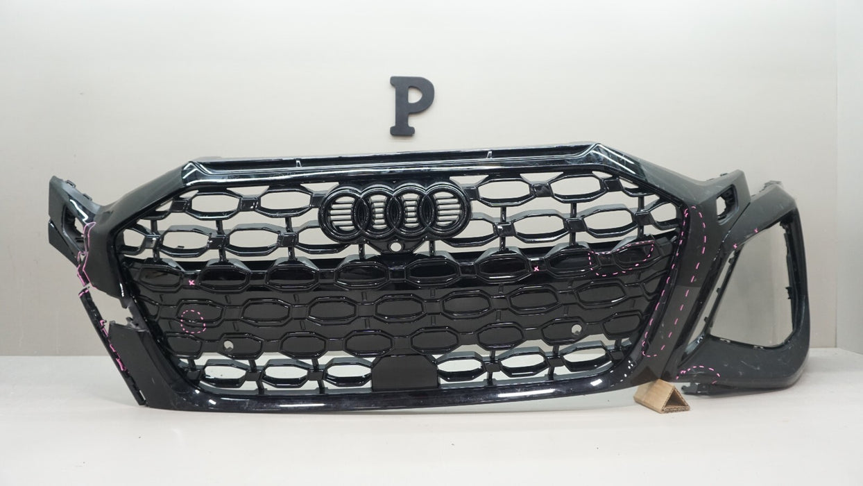 2021-2023 AUDI A3 S-LINE FRONT BUMPER COVER W/ GRILLE 8Y0807437 OEM 21 22 23