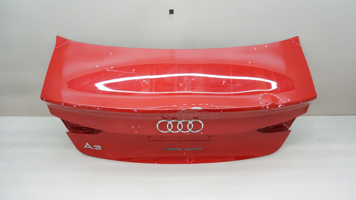 2015-2020 AUDI A3 REAR TRUNK LID PANEL WITH EMBLEMS 8V5827338A OEM
