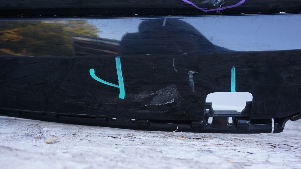2019-2020 AUDI Q3 S-LINE REAR BUMPER COVER PANEL W/ LOWER VALANCE OEM 19 20