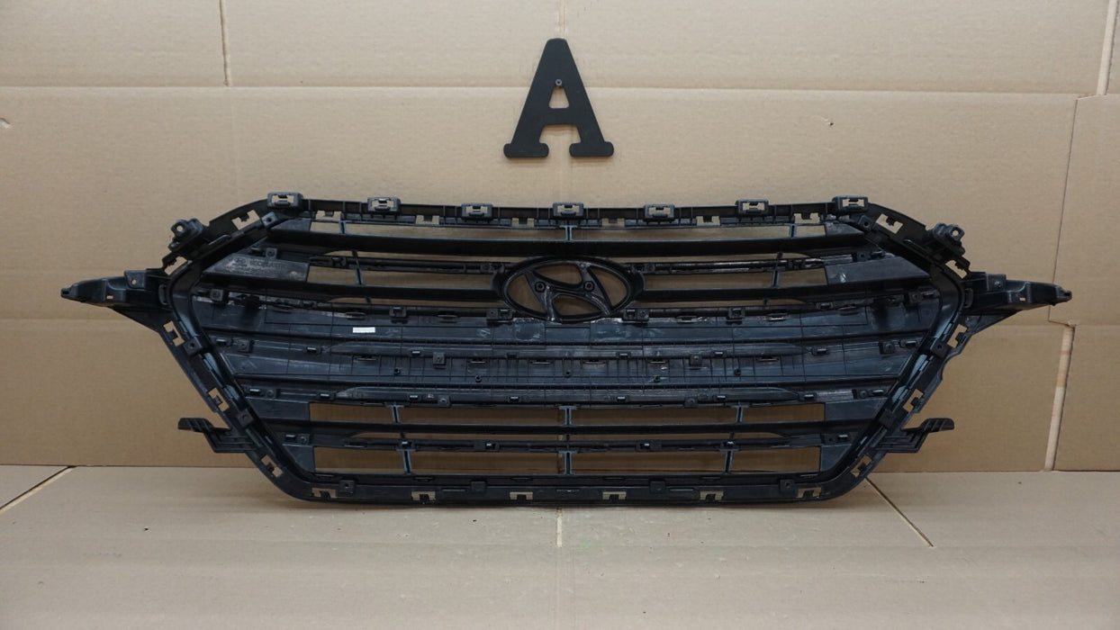 2017-2018 HYUNDAI ELANTRA SEDAN FRONT CENTER GRILLE GRILL 86351-F2000 OEM 17 18