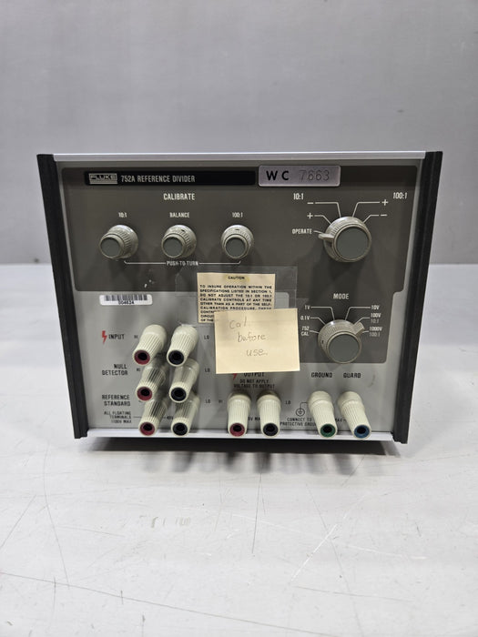 Fluke 752A Reference Divider.
