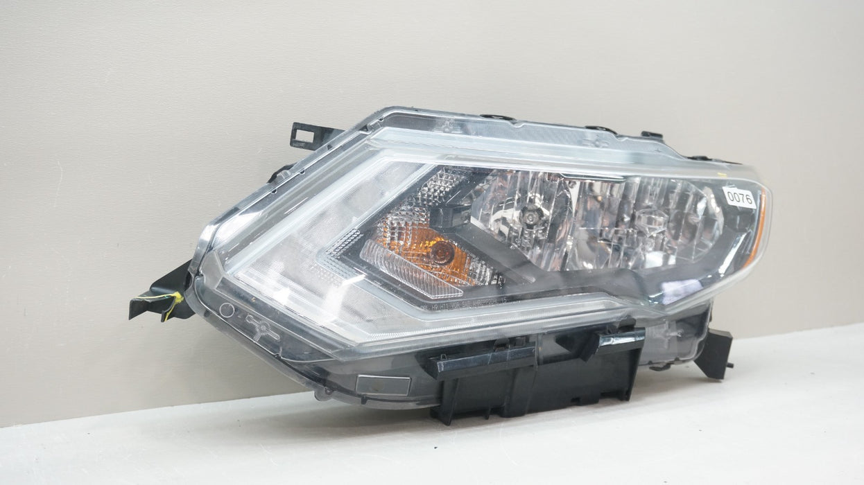2017-2019 NISSAN ROGUE FRONT LEFT DRIVER SIDE HALOGEN W/ LED HEADLIGHT OEM