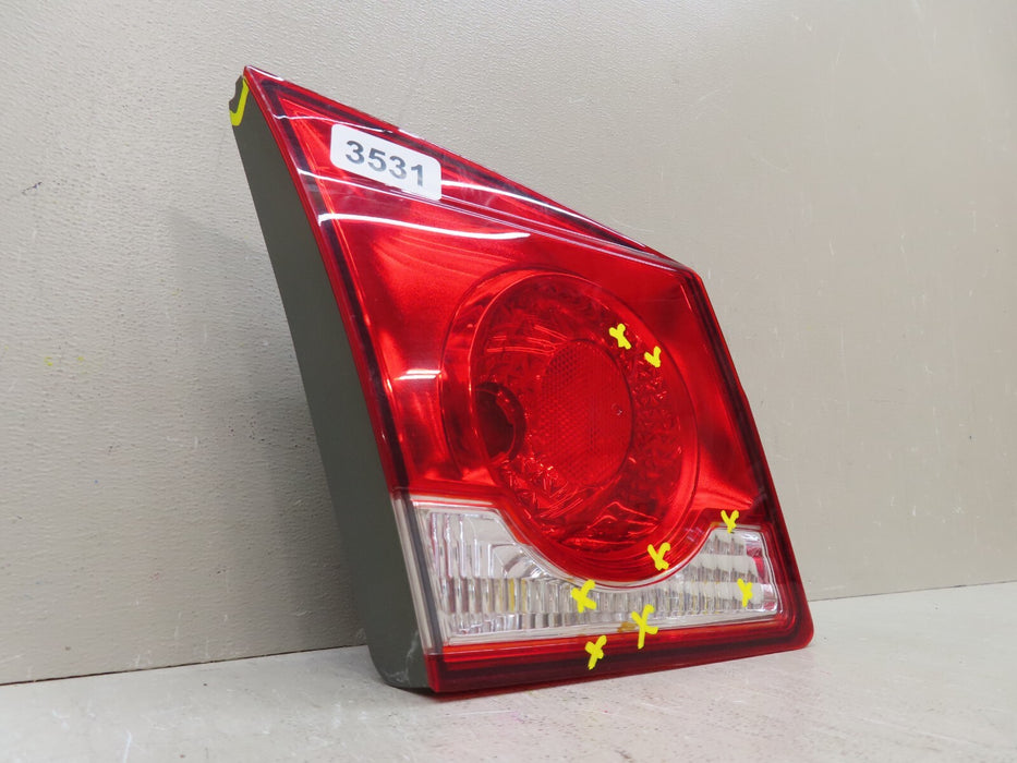 2011-2015 CHEVROLET CRUZE REAR LEFT DRIVER SIDE INNER TAIL LIGHT BRAKE LAMP OEM